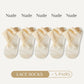 [Buy 3 Get 2 Free] Summer Anti-slip Breathable Lace Socks