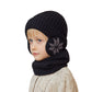 Julklapp Vinter mössa Scarf Sets Varm stickad mössa