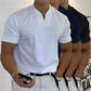 2024 Mäns gentleman -affärer Short -Sleeved Fitness T-tröja