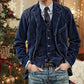 [varm present till honom]  Vinter Fleece Corduroy Blazer för män